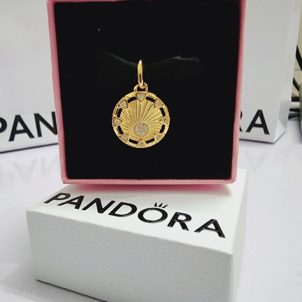 Pandora ME Power of the Light Sun Medallion Charm